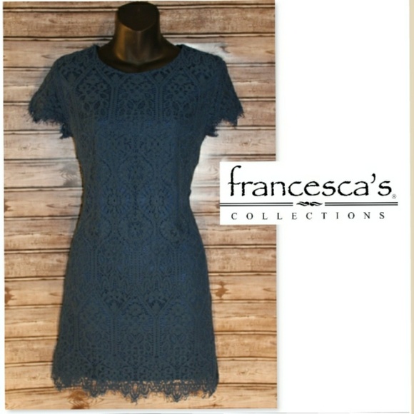 Francesca's Collections Dresses & Skirts - 3/30🎆Francesca's❤️Lace & Fringe Cap Sleeve Dress